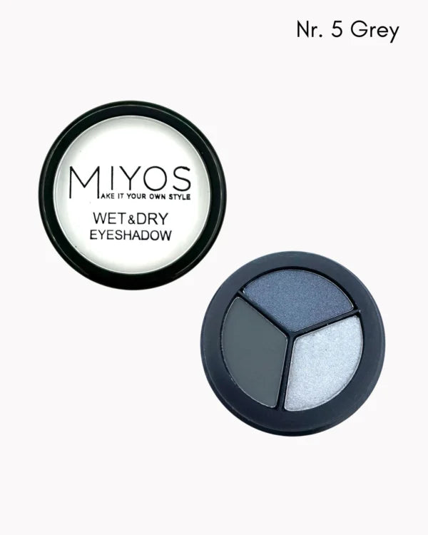 grijs oogschaduw palet